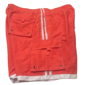 Men's Orange swim Shorts.  EA051